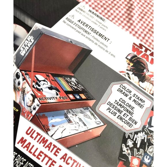 Star Wars Ultimate Activity Case Coloring Stamping Drawing Supplies 3+ Tara Toys - Picture 6 of 16